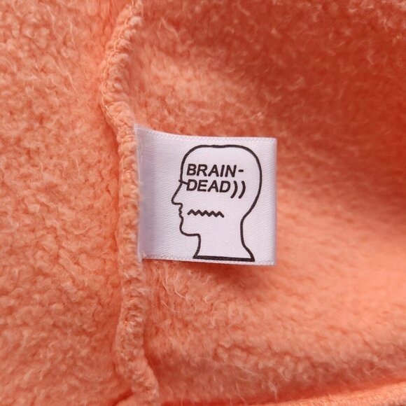Brain Dead Mount Slime Sweatshirt Size M Mens Peach $120 - Picture 13 of 16